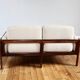 Vintage Danish Scandinavian bench in Rio rosewood, 1960