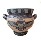 Old Egyptian vase signed Antoine Dubois