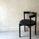 Round chair in rosewood by Hugo Frandsen for Børge M.S., Denmark 1970