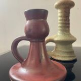 Trio of candlesticks with handles from the 60s-70s