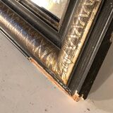 Venetian style mirror lacquered wood frame
