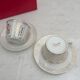 Baccarat Arcadia Gold & Platinum Porcelain Set, 2 Timbales & 2 Plates