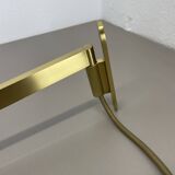 Large 77cm  omi swing arm brass acryl glass wall light italy 1970s