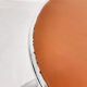 Set of 3 chrome stools with cognac leather seating, 1960's
