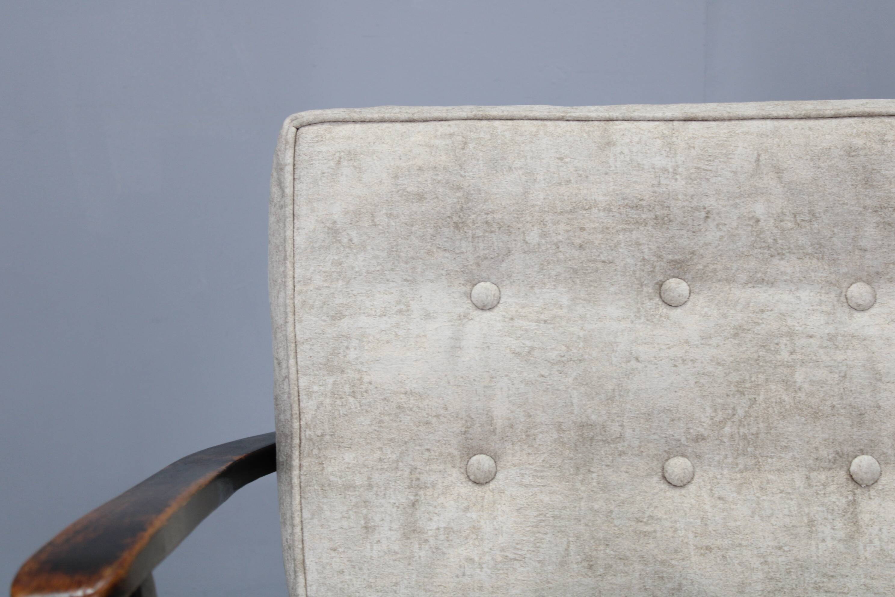 1940s Restored Thonet Armchair , Czechoslovakia