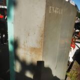 Vintage metal locker cabinet