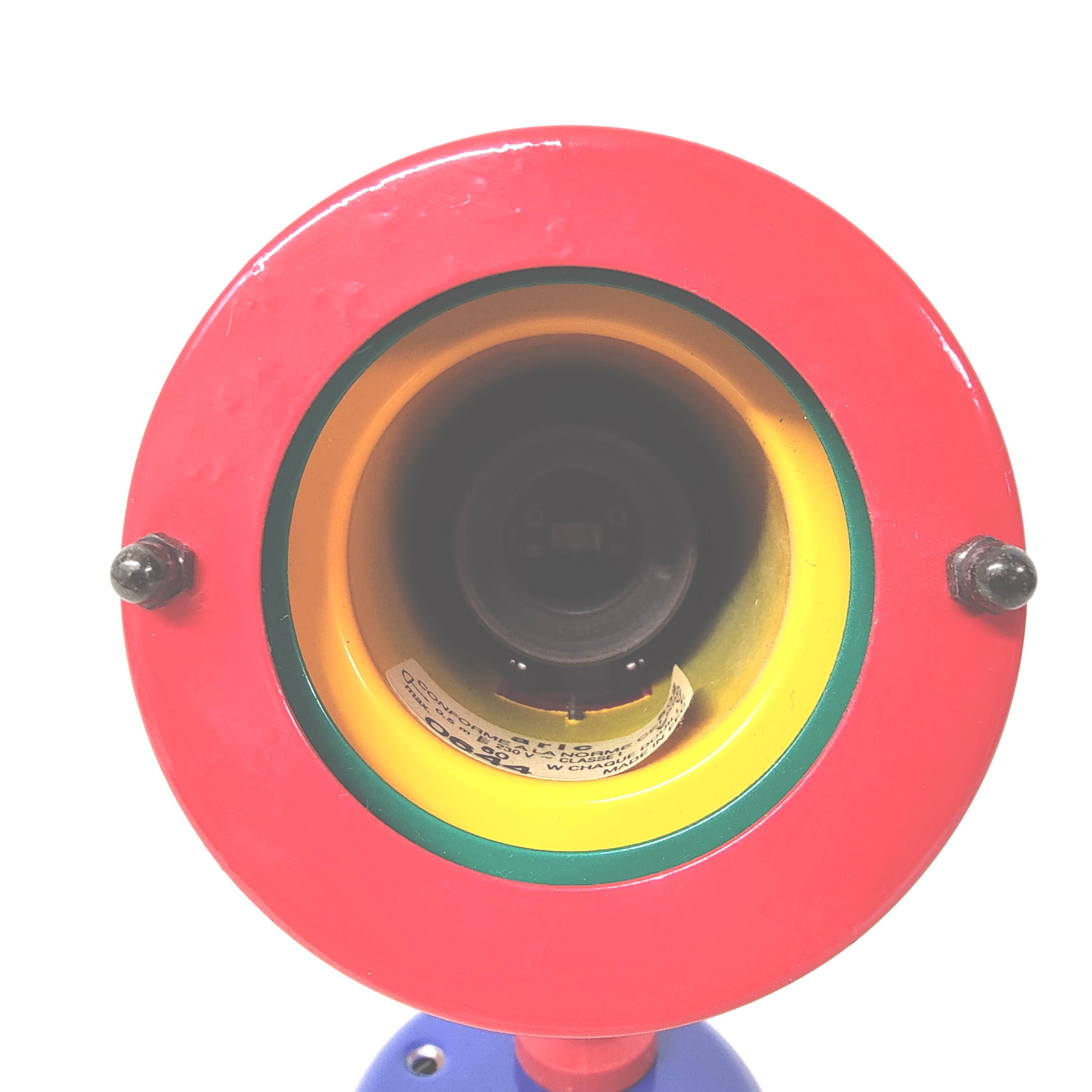 Menphis type primary color spot light from the 80s