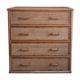 Vintage rattan chest of drawers