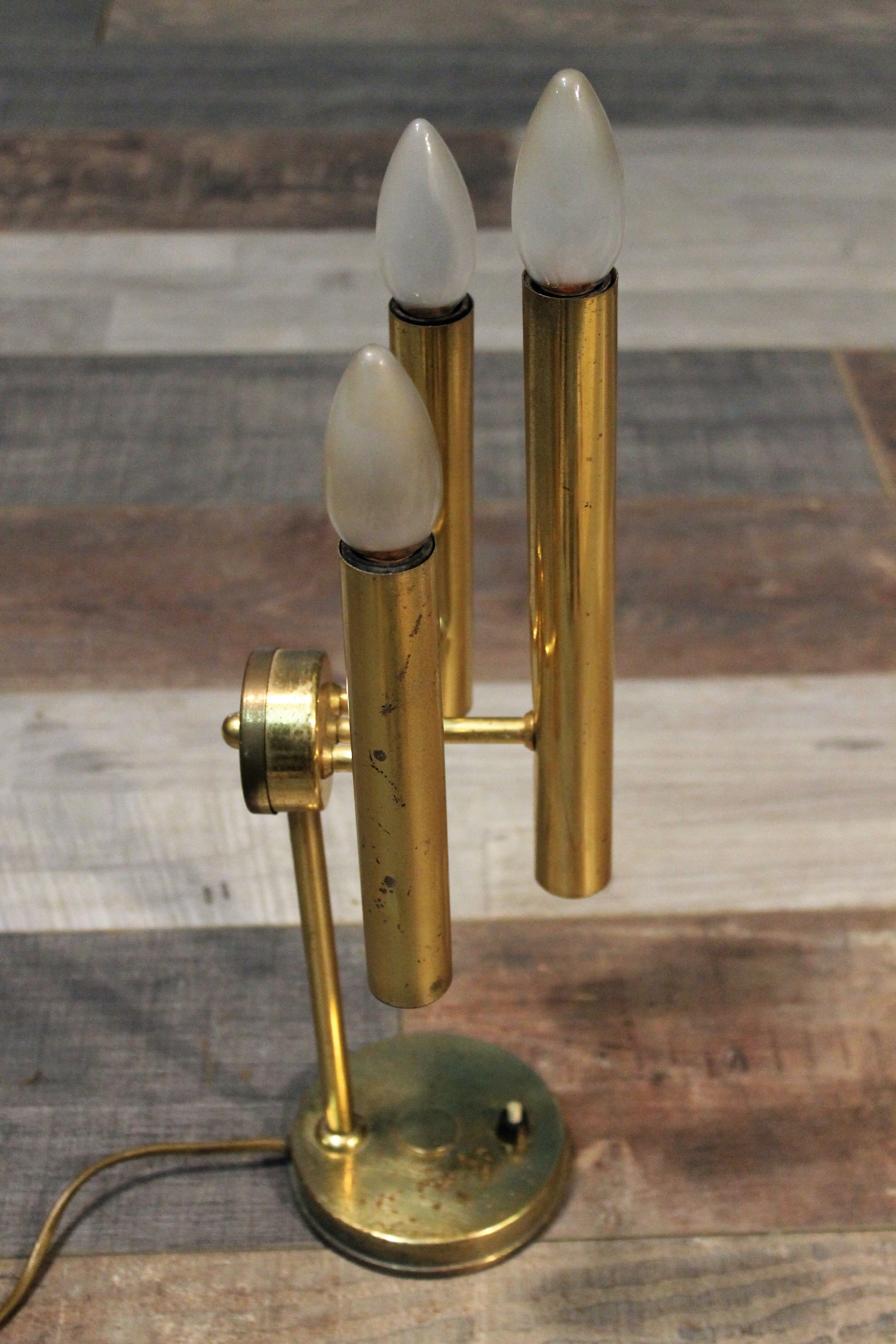 Lampe "Tube" 3 feux 1960