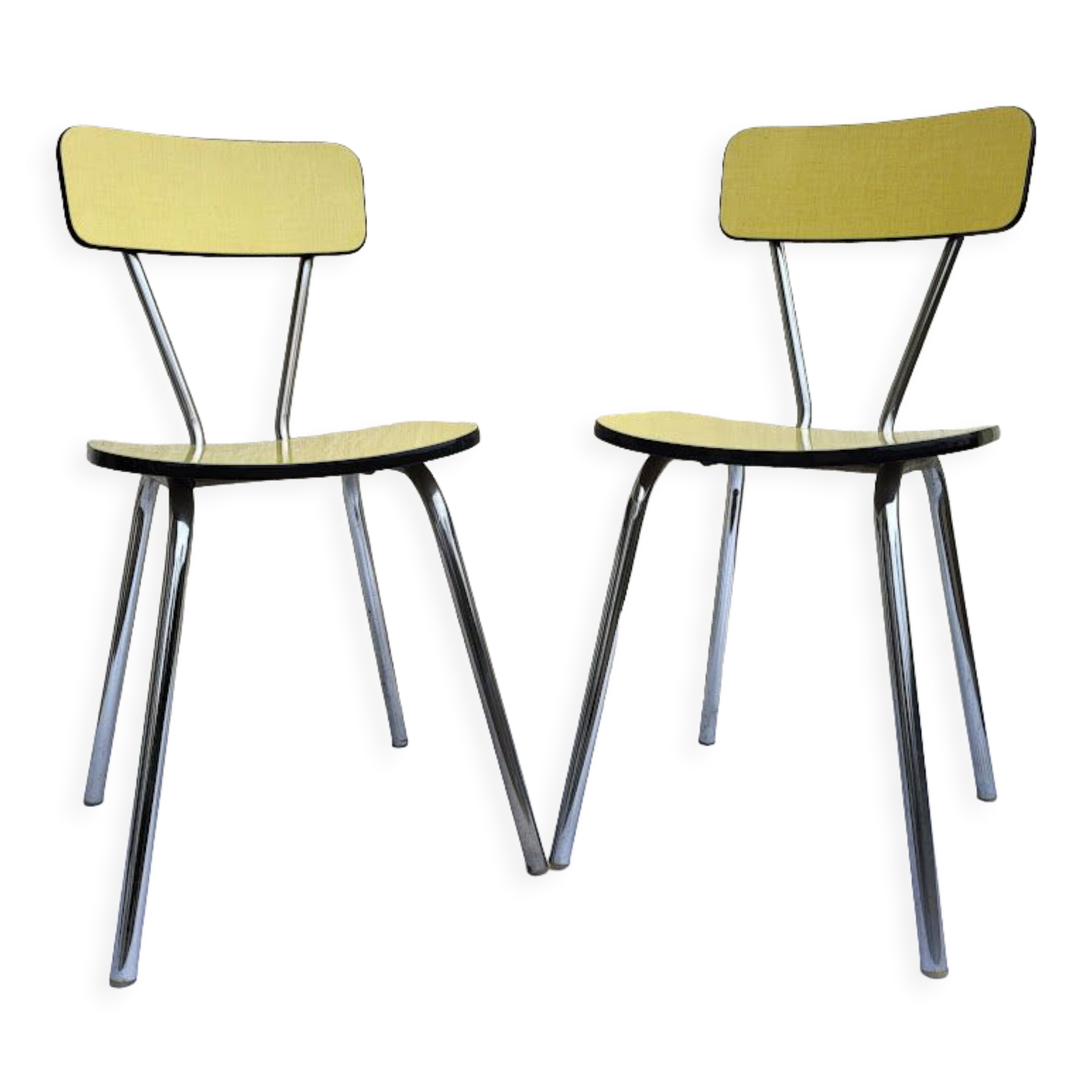 Set of 2 formica chairs
