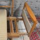 Stella vintage Scandinavian convertible sofa in beech – 1970s