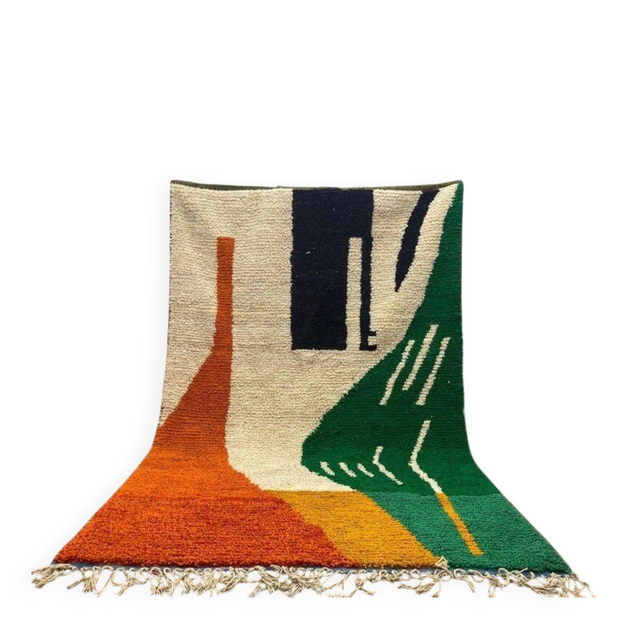 Traditional handmade pure wool rug, size 200 x 300 cm