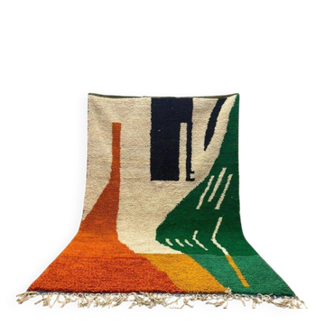 Tapis en laine pure fait main traditionnelle taille 200 x 300 cm