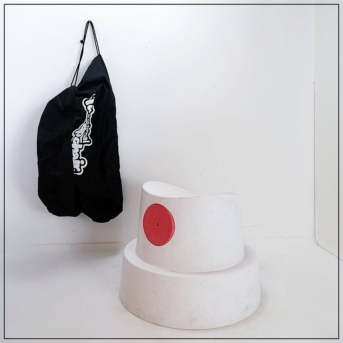 Fat Cap Stool by Dutch graphic designer Sander van Heukelom