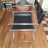 Chrome folding director's chair