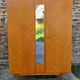 Wooden cabinet, wardrobe, shelves, vintage, 60s