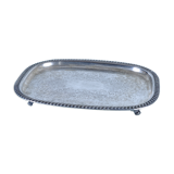 Silver metal top on stand (Leonardo Silver)