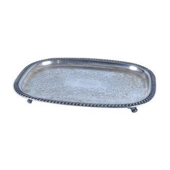 Silver metal top on stand (Leonardo Silver)