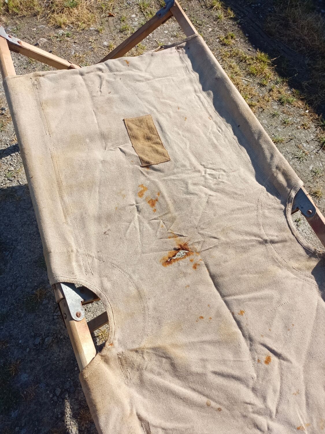 US folding camp bed