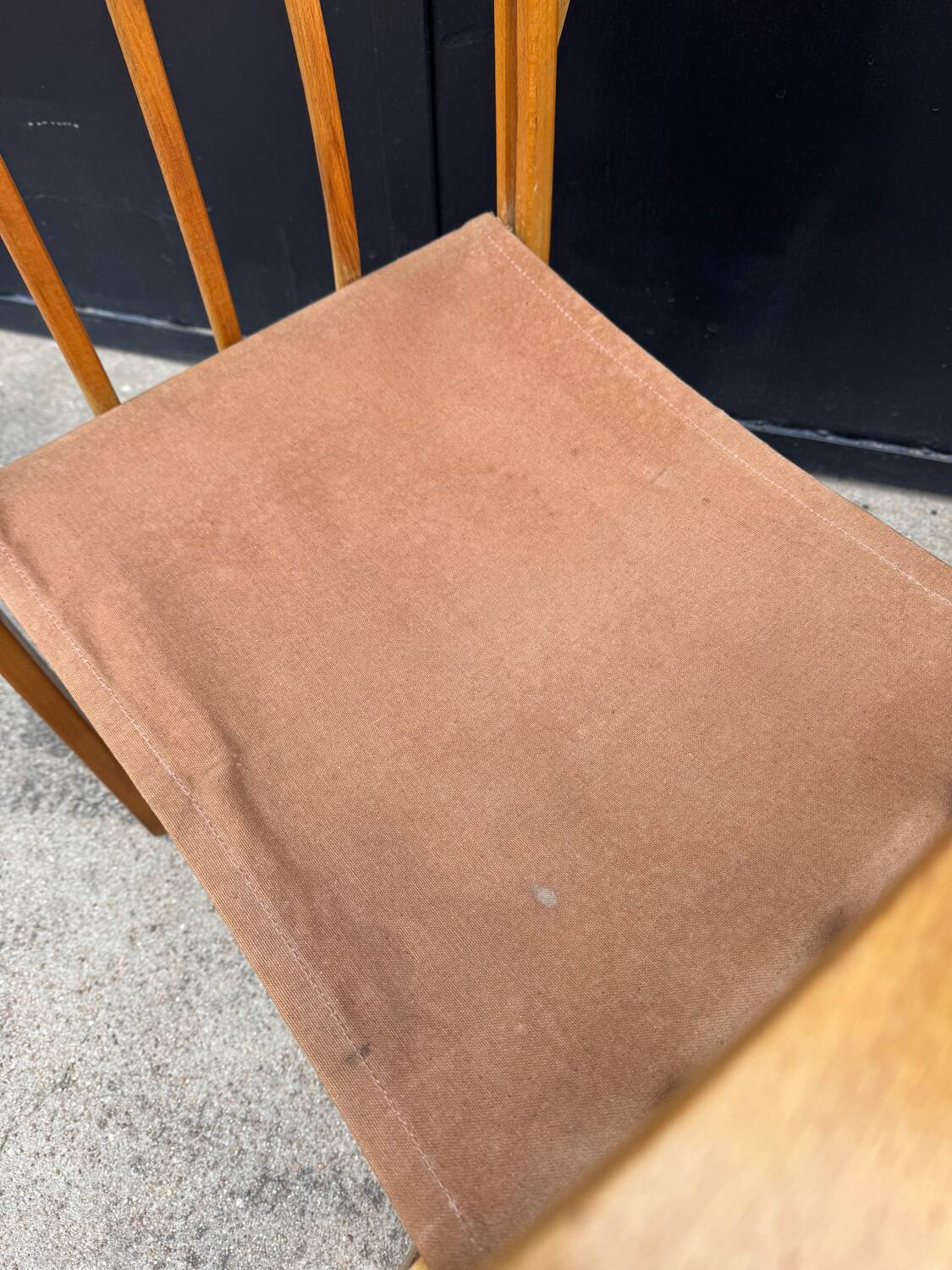 Director's chair from the 1950s.