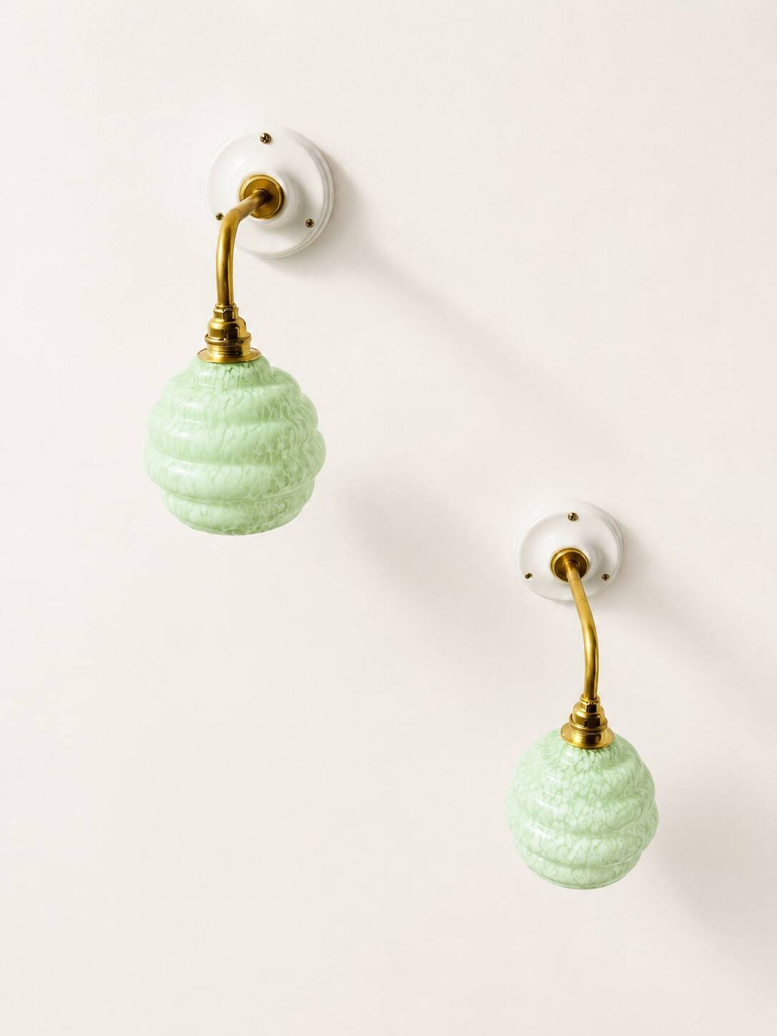 Paire Appliques vintage Clichy 