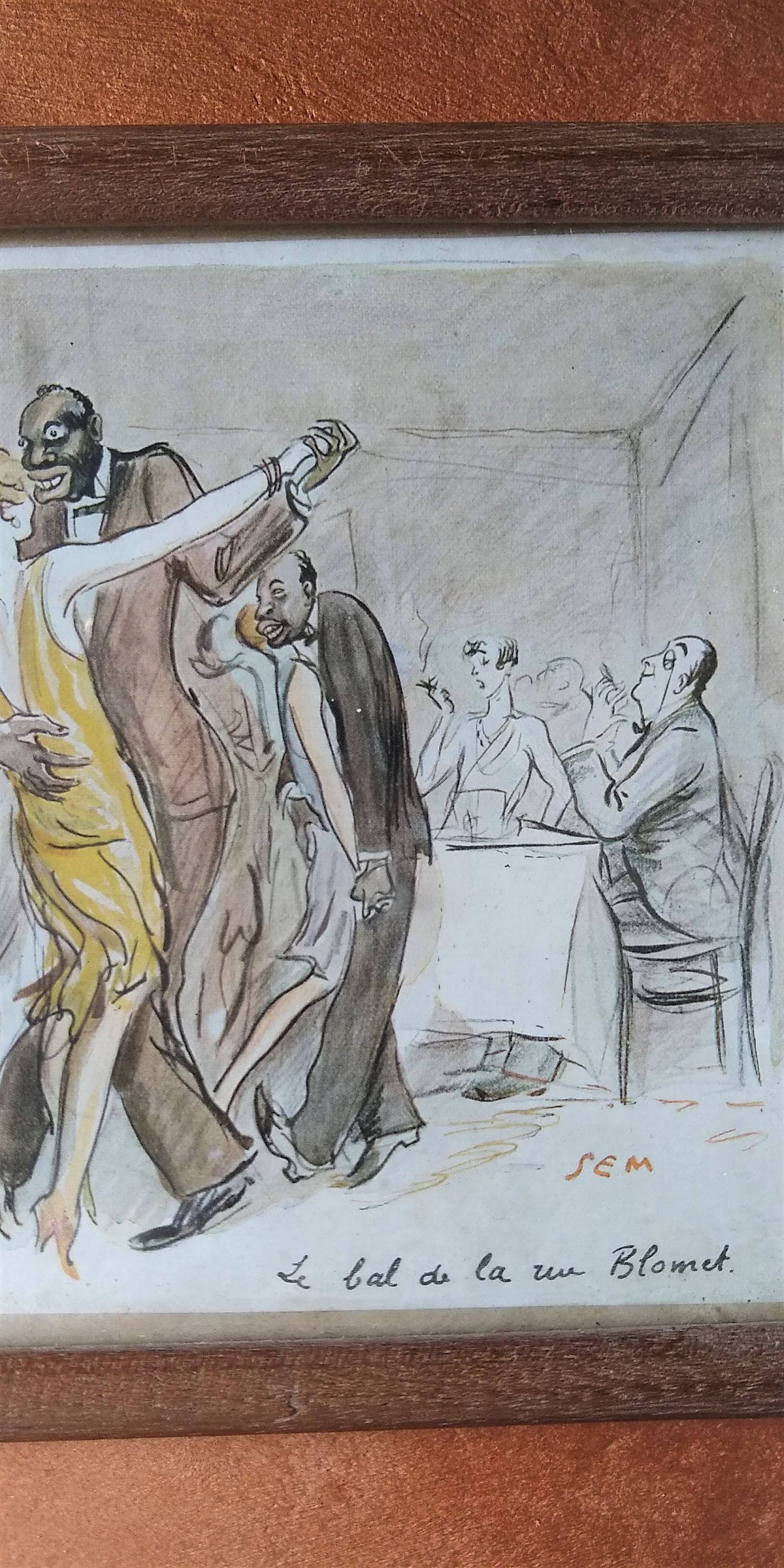 Illustrations caricaturales de SEM