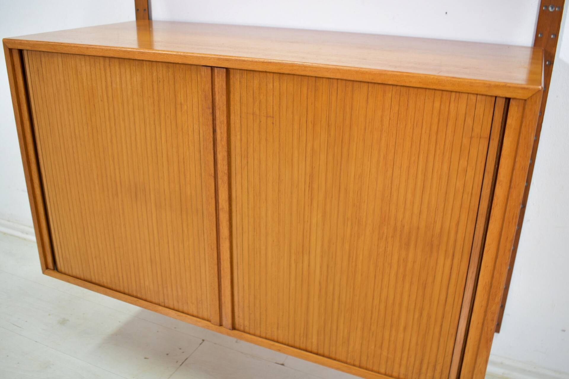 Teak modular shelving unit by HG Furniture 1960s Danish Vintage