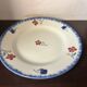 Mary lou plate decorated with small flowers in digoin earthenware