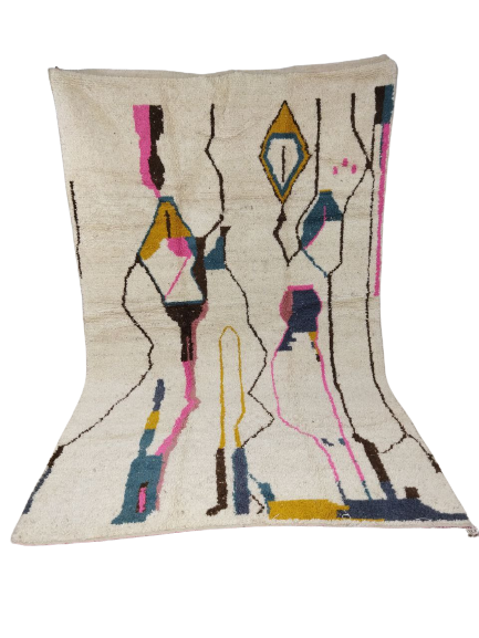 Handmade moroccan berber carpet 293 x 187 cm