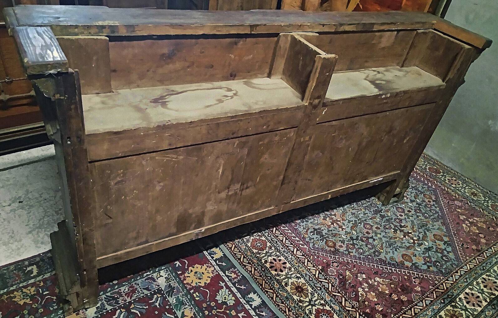 Empire style trade furniture bookcase in solid pine