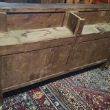 Empire style trade furniture bookcase in solid pine