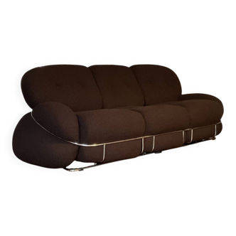 OKAY three-seater sofa by Adriano Piazzesi vintage Italian design 1970s