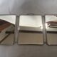Mirror barbier triptych 67x27cm