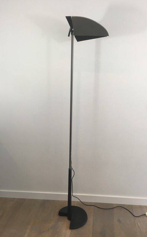 Designer parquet floor lamp. Bruno Gecchelin for Gruppo Skipper