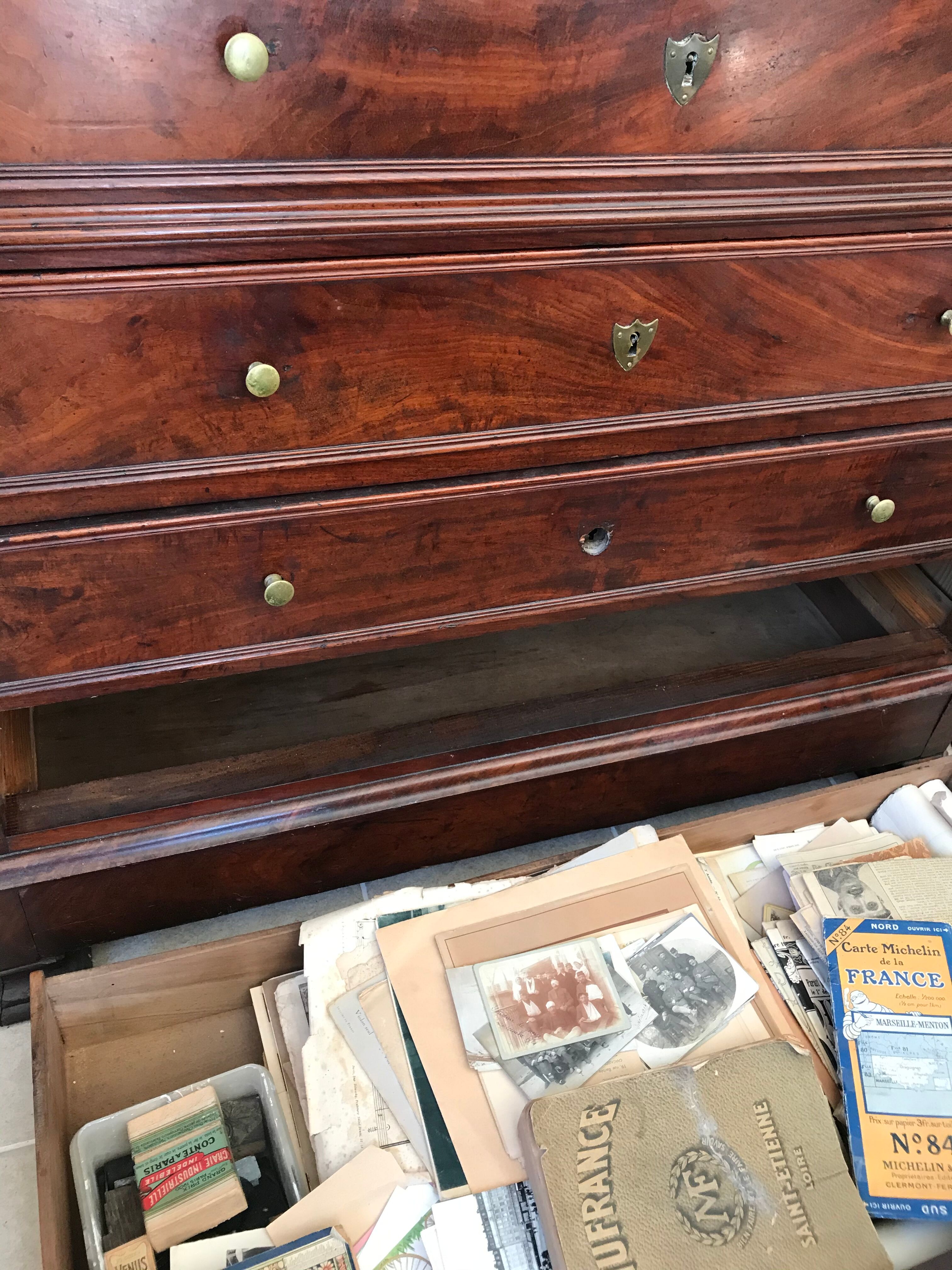 Chest of drawers old secretary