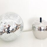 Silver apple ice bucket