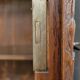 19th century carved solid wood hunting lodge sideboard