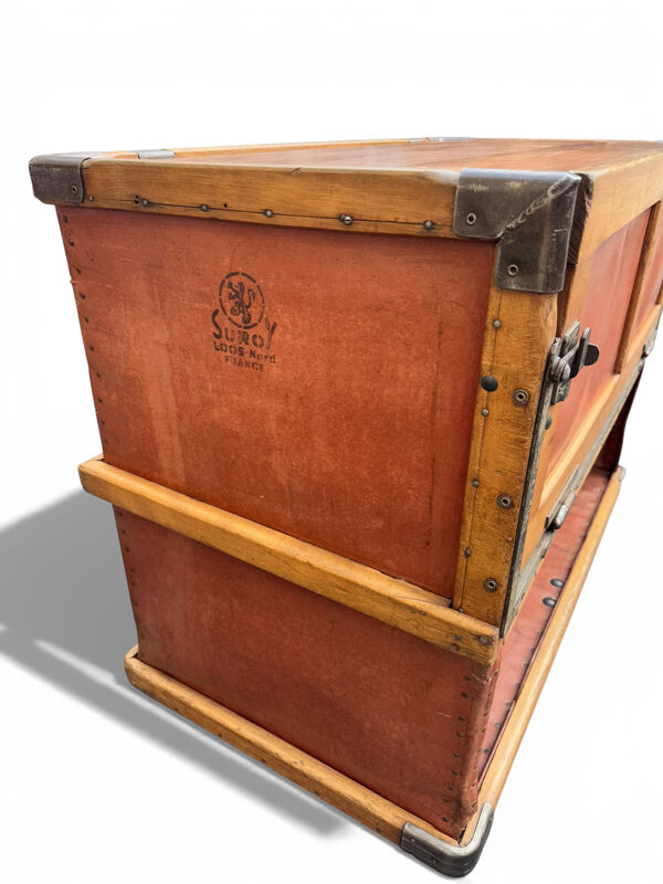 Caisse buffet bar / étagère – Mobilier industriel « Suroy »