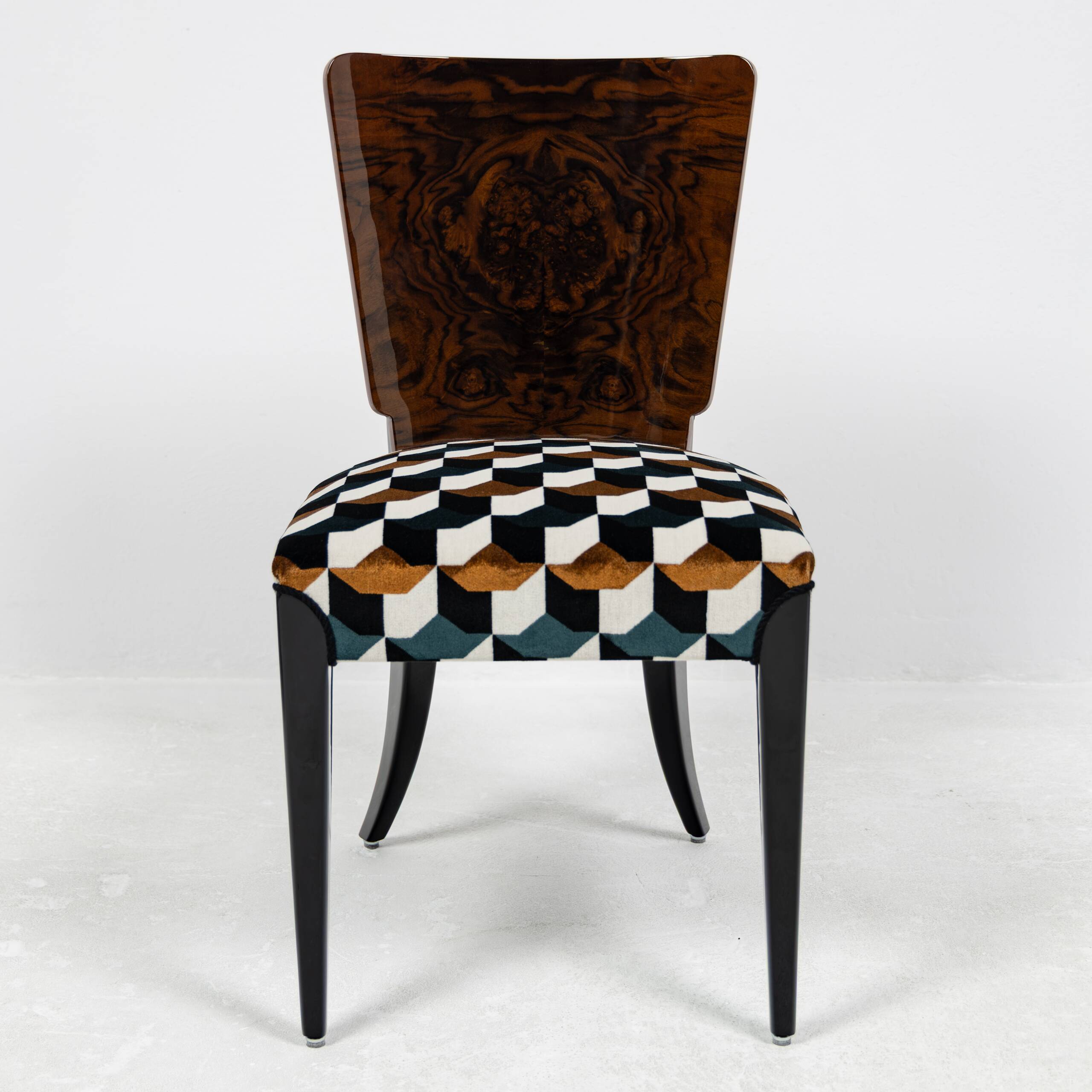 Set of 4 chairs H-214 Jindřich Halabala UP Závody 1950-1959