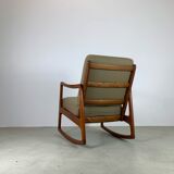 Rocking chair model 166 "senator" by Ole Wanscher for France and Daverkosen, Denmark, 1960s