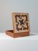 Handmade vintage wooden box with inlays