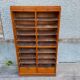 Storage craft cabinet with double oak curtains 1950