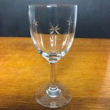 10 wine glasses decorated "stars"