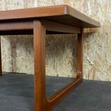 60s 70s Teak Table Side Table Coffee Table Niels Bach Design Denmark