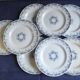 K&G Lunéville ironstone flat plates 1900