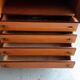 Marcel Gascoin vintage teak storage cabinet Alvéole edition, Circa 1950.