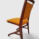 Set of 4 vintage saffron Scandinavian chairs