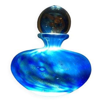 Bibelot en verre bleu irisé - Murano, Venise