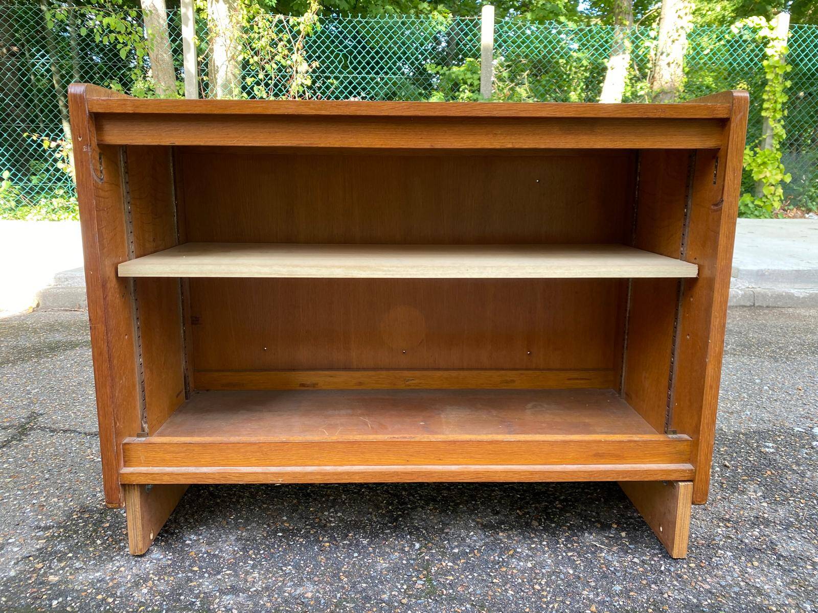 Scandinavian wooden shelf from the 70s and 60s