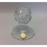 Pair of Villeroy & Boch crystal candlesticks